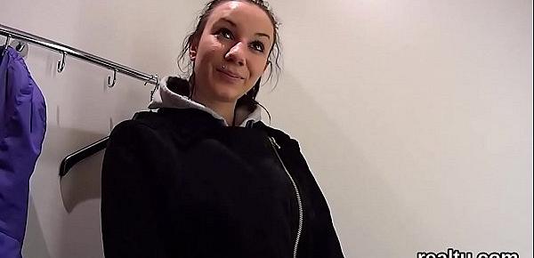  Ravishing czech teenie is seduced in the hypermarket and nailed in pov